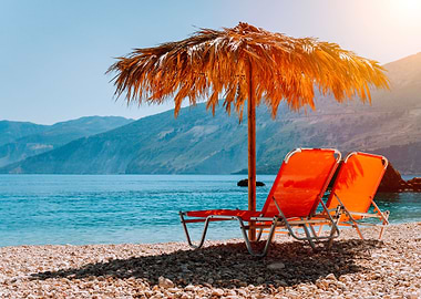 Lovely Isolated Beach And