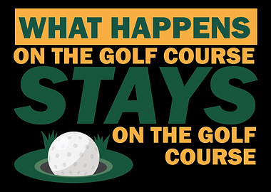 Funny Golfing Golfer