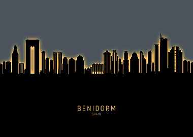 Benidorm Skyline Spain