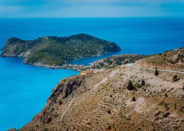 Mountain Road Leading To F