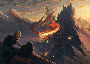 The siege of dwarf city