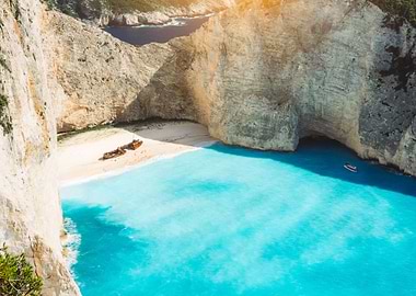 Shipwreck On Navagio Beach