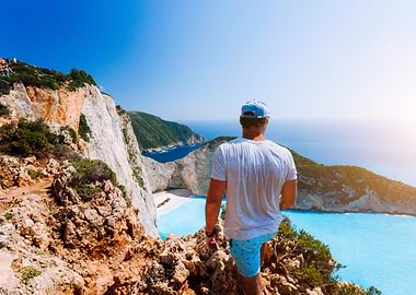 Male Tourist Enjoying Spec