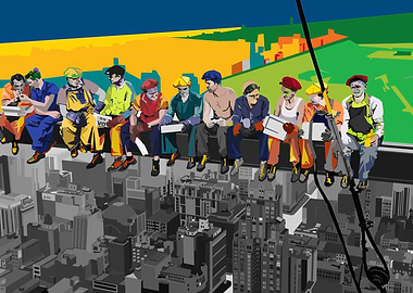 Lunch Atop Skyscraper 2