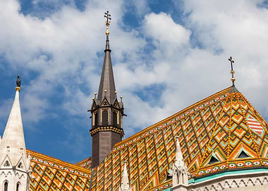 Diamond Pattern Tiled Roof