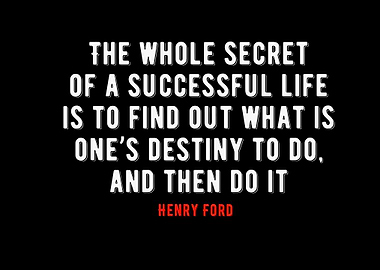 Text art Hennry ford