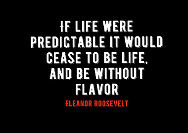 Text art Eleanor Roosevelt