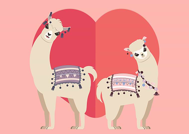 Llama and Alpaca love