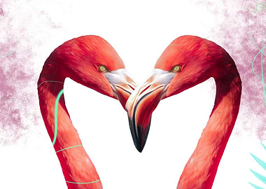 Flamingo Love Paradise