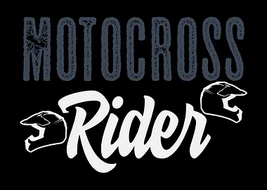 Motocross Rider Motorcycle