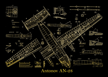 Antonov AN28 Blueprint