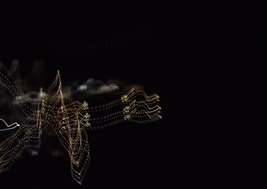 abstract music notes