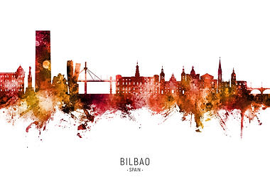 Bilbao Skyline Spain