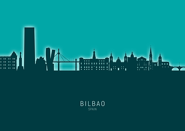 Bilbao Skyline Spain