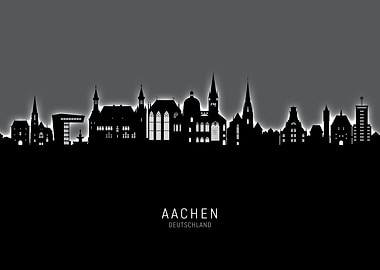 Aachen Skyline Deutschland