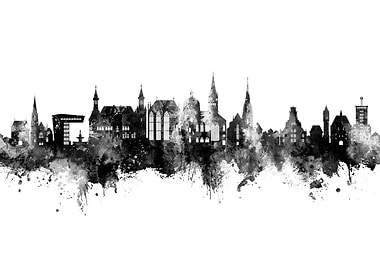 Aachen Skyline Deutschland