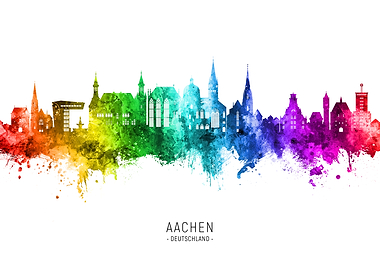 Aachen Skyline Deutschland
