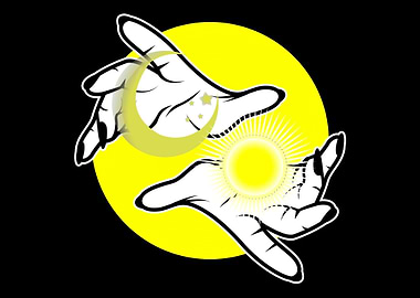 Hand Sun Spiritualist Gift