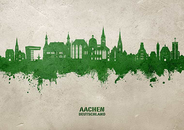 Aachen Skyline Deutschland