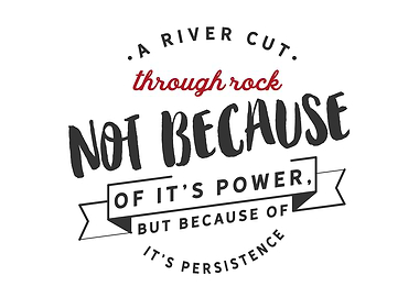 A river cuts through rock