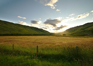 scotland sunset