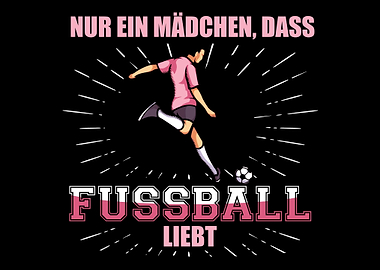 A girl who loves soccer