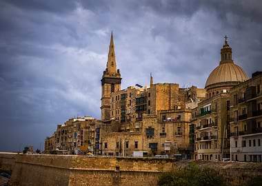 City of Valletta in Malta
