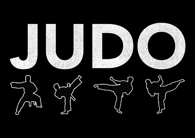 Four Judo Fighters Judo