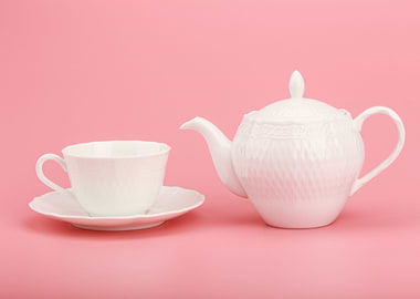 Porcelain tea set