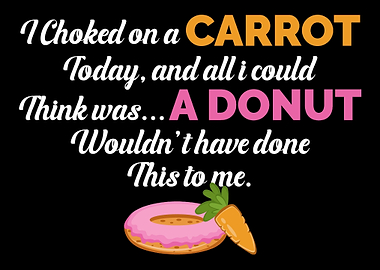 Carrot Donut Choke Vegetar