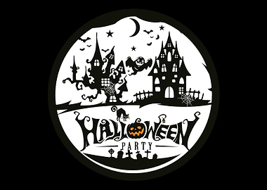 Halloween Party motive