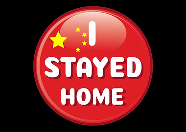 Virus Stay Home Chinese Re