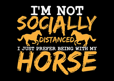 Horses Social Distancing