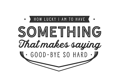 How lucky I am