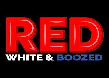 Red White Boozed Alcohol