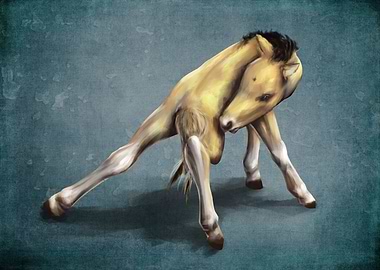 Buckskin foal