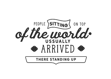 People sitting on top