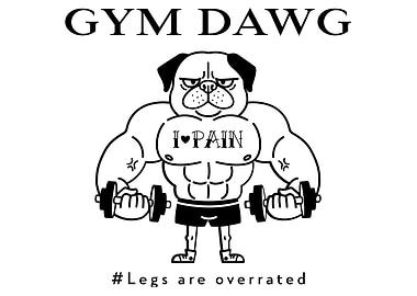 Gym Dawg Skips Leg Day