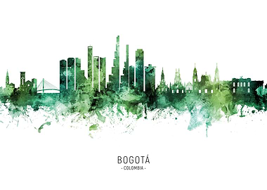Bogota Skyline Colombia