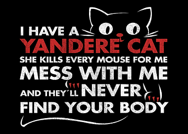 Yandere Cat Funny Anime