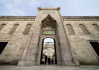 Gate to the Blue Mosque