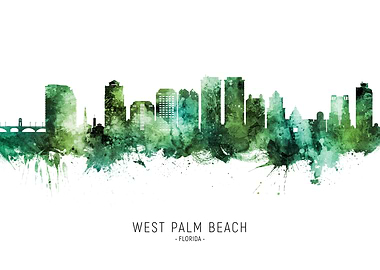 West Palm Beach Skyline