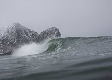 Breaking Wave in Norway