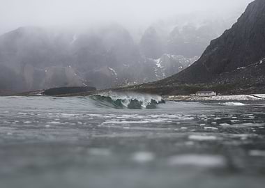 Breaking Wave in Norway