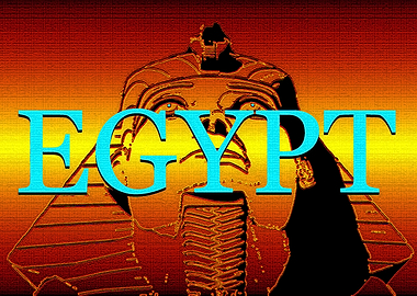 Egypt travel poster