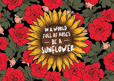 Be A Sunflower Quote