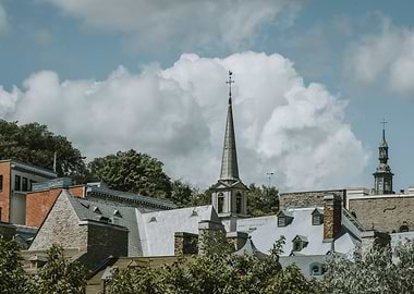 Steeple in the Clouds