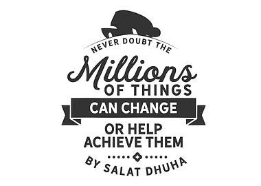 Never doubt millions