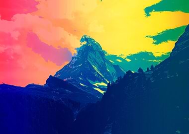 Matterhorn Pop Art