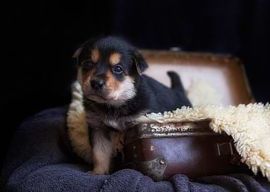 Australian kelpie puppy